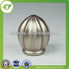 Metal curtain heads/zinc curtain finials for curtain rods